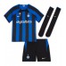 Fotbalové Dres Inter Milan Henrikh Mkhitaryan #22 Dětské Domácí 2022-23 Krátký Rukáv (+ trenýrky)